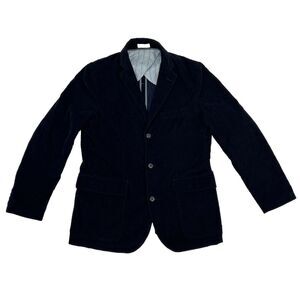 J Crew Clayton Sportcoat Men's M Blue 3 Button Preppy Corduroy Blazer‎